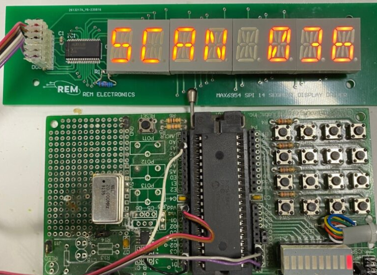 Max6954 SPI Display